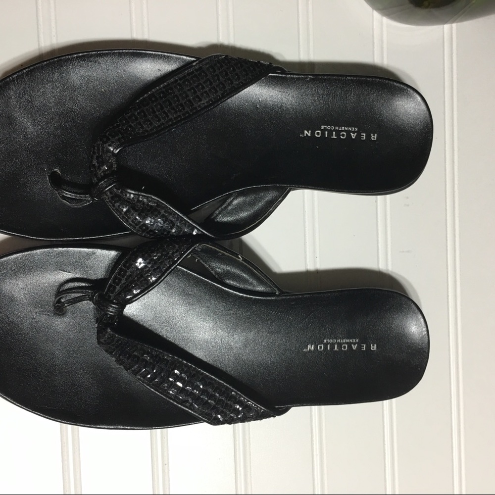 ☀️Reaction Kenneth Cole black Sandals